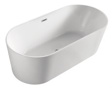 AZARIO Ванна акриловая BRISTOL 1600х800х580, свободностоящая, в комплекте с сифоном и металлической рамой (BRI16080) BRI16080