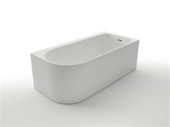 AZARIO Ванна акриловая LUTON 1700x800x580, пристенная, в комплекте с сифоном и металлической рамой, правая, белая ( LUT17080 R ) LUT17080 R