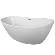 AZARIO Ванна акриловая EASTON 1800x820x600 мм., белая, свободностоящая, в комплекте с сифоном и металлической рамой AZ-1337