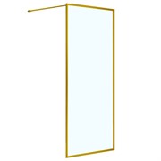 AZARIO Душевая перегородка  RICHMOND Walk-in 900х2000 прозрачное стекло 6 мм, цвет профиля золото (AZ-NAG6310 900 Gold) AZ-NAG6310 900 Gold