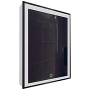 AZARIO Зеркало-шкаф Minio 1П 600х800 c подсветкой и диммером (CS00075841), цвет белый CS00075841