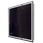 AZARIO Зеркало-шкаф Minio 1Л 700х800 c подсветкой и диммером (CS00075842), цвет белый CS00075842