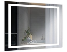 AZARIO Зеркало Alysa 800х600 с подсветкой, сенсорный выключатель с функцией диммера (AZ-Z-046-1CS) AZ-Z-046-1CS