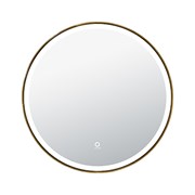 AZARIO Зеркало Diana D600 с подсветкой, сенсорный выключатель с функцией диммера, в алюминиевой раме, цвет дерево (AZ-Z-260CS) AZ-Z-260CS