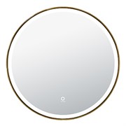 AZARIO Зеркало Diana D800 с подсветкой, сенсорный выключатель с функцией диммера, в алюминиевой раме, цвет дерево (AZ-Z-261CS) AZ-Z-261CS