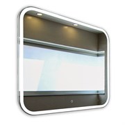AZARIO Зеркало Стив 1000х800, LED-подсветка с диммером, сенсорный выключатель (ФР-00001304) ФР-00001304