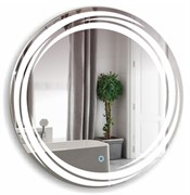 AZARIO Зеркало Милуз D770, LED-подсветка с диммером, сенсорный выключатель (ФР-00000937) ФР-00000937