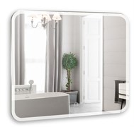 AZARIO Зеркало Стив 800х680, LED-подсветка с диммером, сенсорный выключатель (ФР-00001137) ФР-00001137