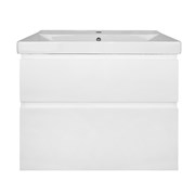 AZARIO Комплект Тумба Мила 70 700х670х475 подвесная, с раковиной Tempo 70 (CS00092799), цвет белый CS00092799