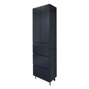 AZARIO Пенал Эстима 52/3 520х330х1960 напольный, графит (CS00094563), цвет Графит CS00094563