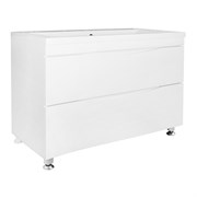 AZARIO Комплект Тумба Эстима 100/2Н 995х450х850 напольная, с раковиной Астория 100, белый глянцевый (CS00094590) CS00094590