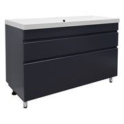 AZARIO Комплект Тумба Эстима 100/2Н 995х450х850 напольная, с раковиной Астория 100, графит (CS00094591) CS00094591