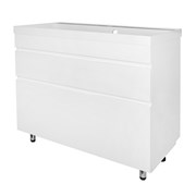 AZARIO Комплект Тумба Эстима 80/2Н 795х447х850 напольная, с раковиной Астория 80, белый глянцевый (CS00094596), цвет белый CS00094596
