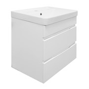 AZARIO Тумба Эстима 50/2 подвесная БЕЗ РАКОВИНЫ Monte 50 (CS00094628), цвет белый CS00094628