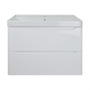 AZARIO Комплект Тумба LOTOS 70/2 715х480х570 подвесная с раковиной Monte 70 (CS00083930), цвет белый CS00083930
