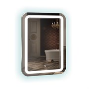 AZARIO Зеркало Мальта 550х800, LED-подсветка с диммером, сенсорный выключатель (ФР-00000941) ФР-00000941