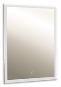 AZARIO Зеркало Гуверт-2 600х800 c подсветкой и диммером, сенсор выкл + подогрев (LED-00002258) LED-00002258