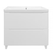 AZARIO Комплект Тумба LOTOS 80/2 Н 820х475х835 напольная с раковиной Monte 80 (CS00081987), цвет белый CS00081987