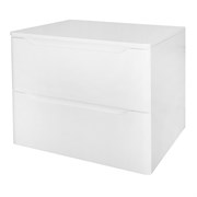 AZARIO Тумба LOTOS 60/2 600х460х500 подвесная, без раковины, белый глянцевый (CS00084142), цвет белый CS00084142