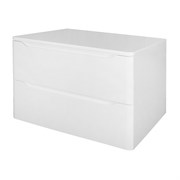 AZARIO Тумба LOTOS 70/2 700х460х500 подвесная, без раковины, белый гланцевый (CS00084143), цвет белый CS00084143