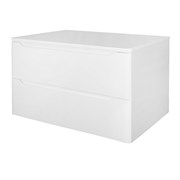 AZARIO Тумба LOTOS 80/2 800х460х500 подвесная, без раковины, белый глянец (CS00084144), цвет белый CS00084144