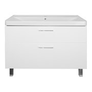 AZARIO Комплект Тумба Ника 100 Н 1000х475х860 напольная, с раковиной Monte 100, белый (CS00089955), цвет белый CS00089955