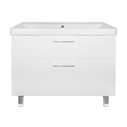 AZARIO Комплект Тумба Ника 90 Н 900х475х850 напольная, с раковиной Monte 90, белый матовый (CS00089956), цвет белый матовый CS00089956