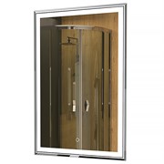 AZARIO Зеркало Melis 600х800 влагостойкое с подсветкой и диммером (CS00066634) CS00066634