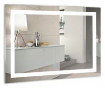 AZARIO Зеркало Ливия-2 1200х800 c подсветкой и диммером, сенсор выкл, двойной подогрев (CS00067076) ФР-00001767
