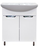AZARIO Комплект тумба напольная Loranto Стиль -70 715х450х850 с раковиной Балтика 70, белая (CS00067858), цвет белый CS00067858