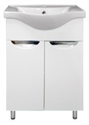 AZARIO Комплект Тумба Стиль- 55 550х870х310 с раковиной Basic 55 (CS00069264), цвет белый CS00069264