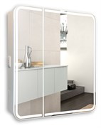 AZARIO Зеркало-шкаф Alliance 805х198х800 LED - подсветка, сенсорный выключатель, белый (LED-00002516), цвет белый LED-00002516