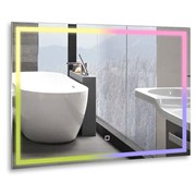 AZARIO Зеркало Livia-RGB 800х600 сенсорный выключатель с функцией диммера, мульти-цвет (LED-00002638) LED-00002638