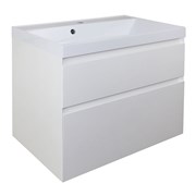 AZARIO Комплект тумба Velluto 80 800х450х660 подвесная, с раковиной Slim 80, белый матовый (CS00088603), цвет белый матовый CS00088603