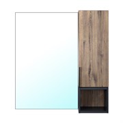 AZARIO Зеркало-шкаф Gris 75 730х160х800 цвет Дуб Веллингтон (CS00080419), цвет Дуб веллингтон CS00080419