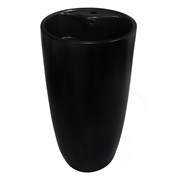 AZARIO Раковина напольная Tea 450х450х845 отдельностоящая, черный (AZ-M30149MB) AZ-M30149MB