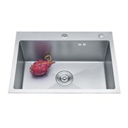 AZARIO Кухонная мойка MIA 600х500х200 нержавеющая сталь, цвет Серебро (AZS6050M) AZS6050M