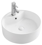 AZARIO Раковина накладная 460х170 круглая, белая (AZ-3018 SP) AZ-3018 SP