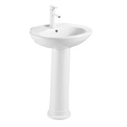 AZARIO Раковина с пьедесталом BENTY 570х440х820 мм (AZ-337P) AZ-337P