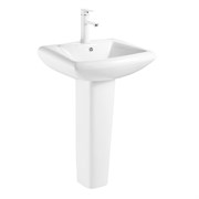 AZARIO Раковина с пьедесталом ELANA 560х440х835 (AZ-334P) AZ-334P