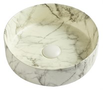 AZARIO Раковина 355х355х120 накладная, цвет мраморный матовый (AZ-3134 ST) AZ-3134-ST