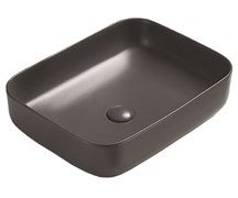 AZARIO Раковина накладная 500х390х130 цвет тёмно-серый матовый (AZ-78109MDH) AZ-78109MDH