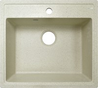 AZARIO Кухонная мойка Litos 570x505x200 искусственный мрамор, цвет Бежевый (CS00078324) CS00078324