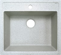 AZARIO Кухонная мойка Litos 570x505x200 искусственный мрамор, цвет Светло серый (CS00078328) CS00078328