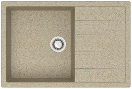 AZARIO Кухонная мойка Vision 750x505x218 искусственный мрамор, цвет Песочный (CS00078340) CS00078340