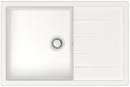 AZARIO Кухонная мойка Vision 750x505x218 искусственный мрамор, цвет Белый (CS00078336) CS00078336