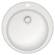 AZARIO Кухонная мойка Vital 507x507x200 искусственный мрамор, цвет Белый (CS00078342) CS00078342