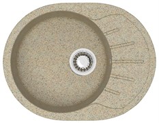 AZARIO Кухонная мойка Light 575х440х215) искусственный мрамор, цвет Песочный (CS00079922) CS00079922