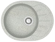 AZARIO Кухонная мойка Light 575х440х215) искусственный мрамор, цвет Светло серый (CS00079923) CS00079923