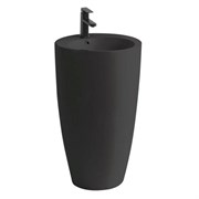 AZARIO Раковина напольная Dea 500*500*860 отдельностоящая круглая, черная (AZ-203MB) AZ-203MB